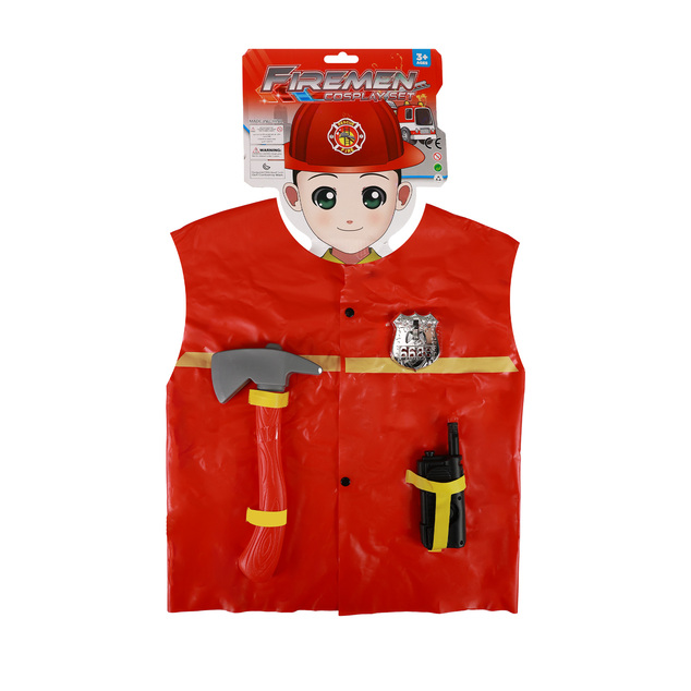 Kinderweste Feuerwehr mit Zubehör
