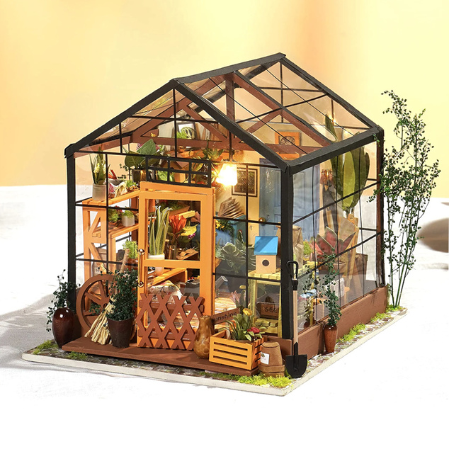 RoboTime Miniaturhaus Gewächshaus
