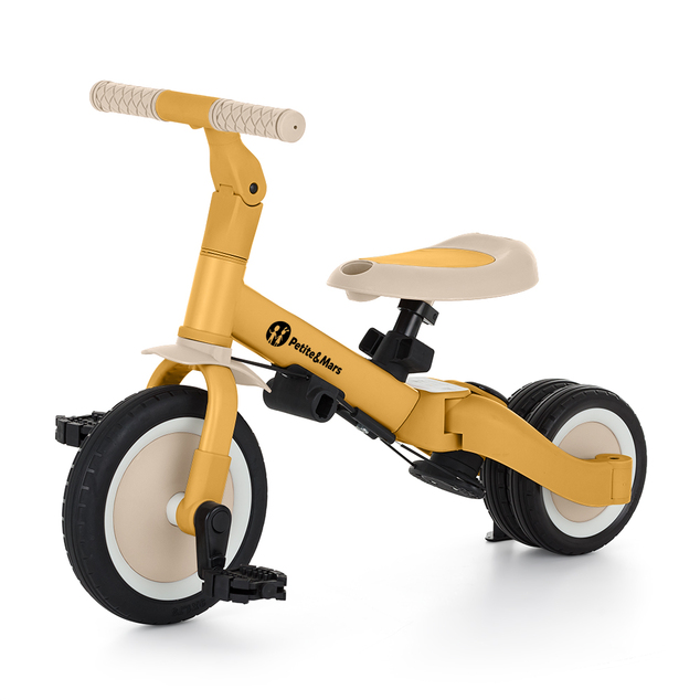PETITE&amp;MARS Trojkolka multifunkčná 5v1 Turbo Intense Ochre