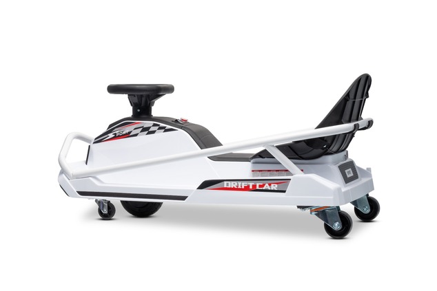 Beneo Motors Go-Kart da drift 24V, bianca, 300W Motore Brushless, Batteria al litio, Dr