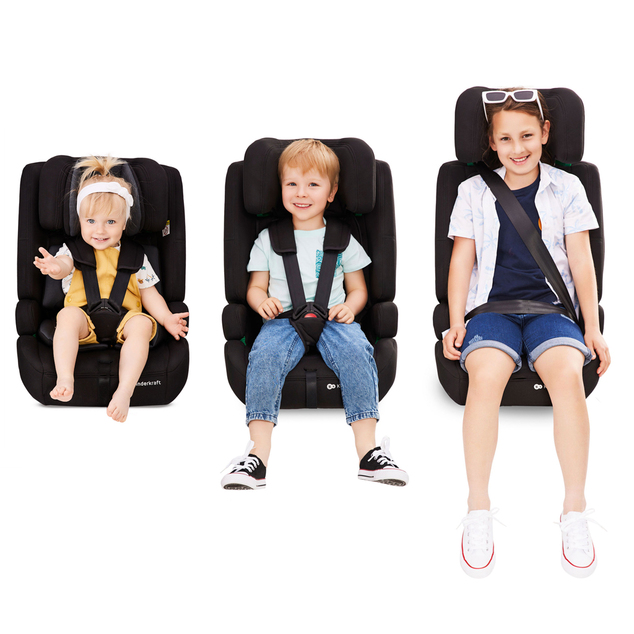 KINDERKRAFT Asiento de coche Safety fix 2 i-size negro (76-150 cm)