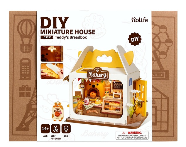 RoboTime miniatúra domčeku Medvedíkova pekáreň