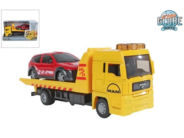 Kids Globe Traffic odťahová služba MAN 19cm  s autom 10,5cm