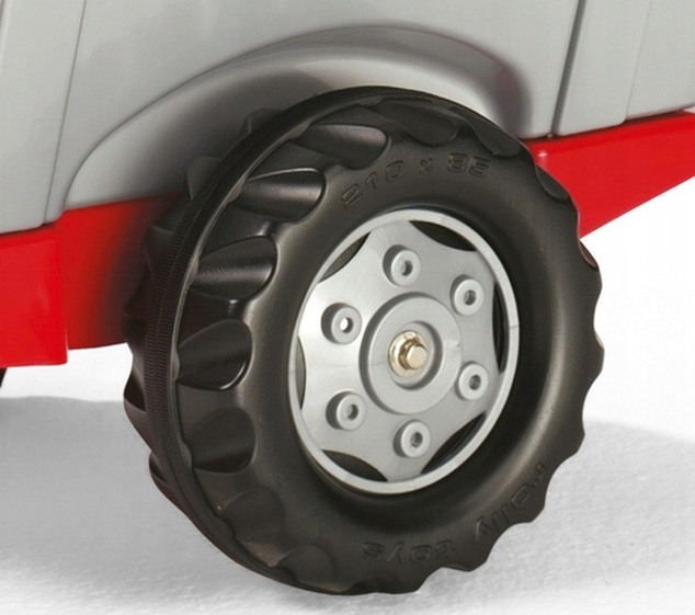 Rollytoys Šliapací traktor Rolly Junior s nakladačom a prívesom