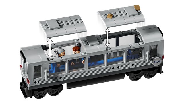 LEGO® Super Heroes 76321 Spider-Man vs. Doc Ock: U-Bahn-Szene