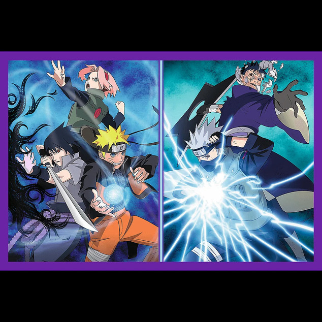 Trefl Puzzle 2x200 Ninja aus dem Dorf Hidden Leaf / Naruto