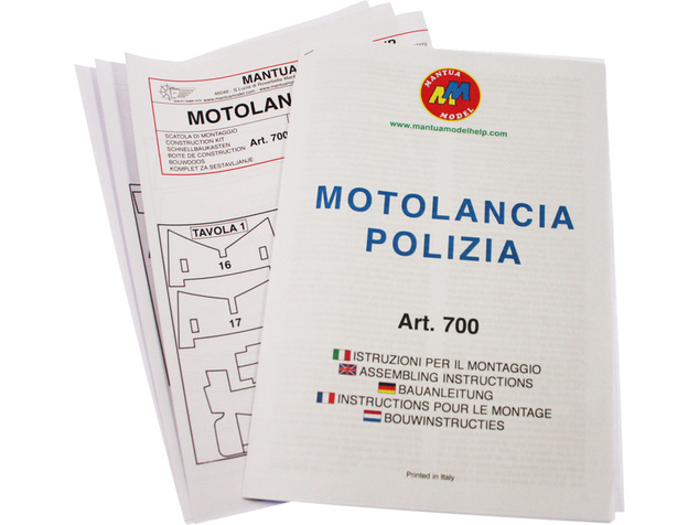Mantua Model Policajný čln 1:35 kit