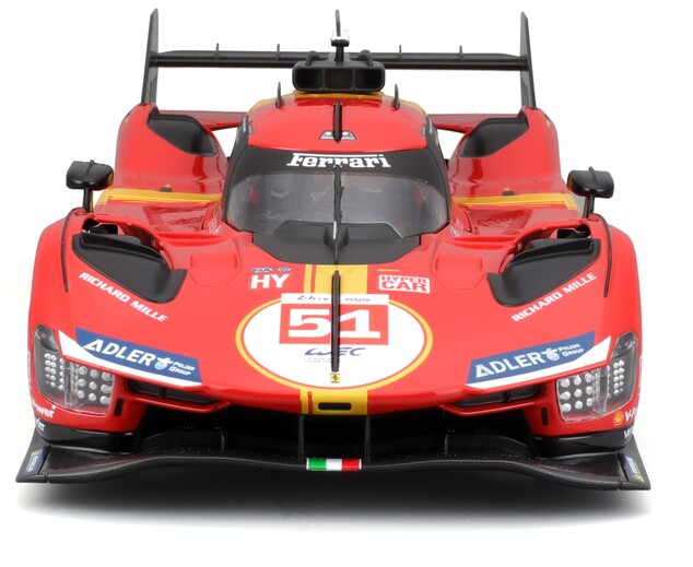 Bburago 1:18 Ferrari Racing - 499P LMH - Red #51
