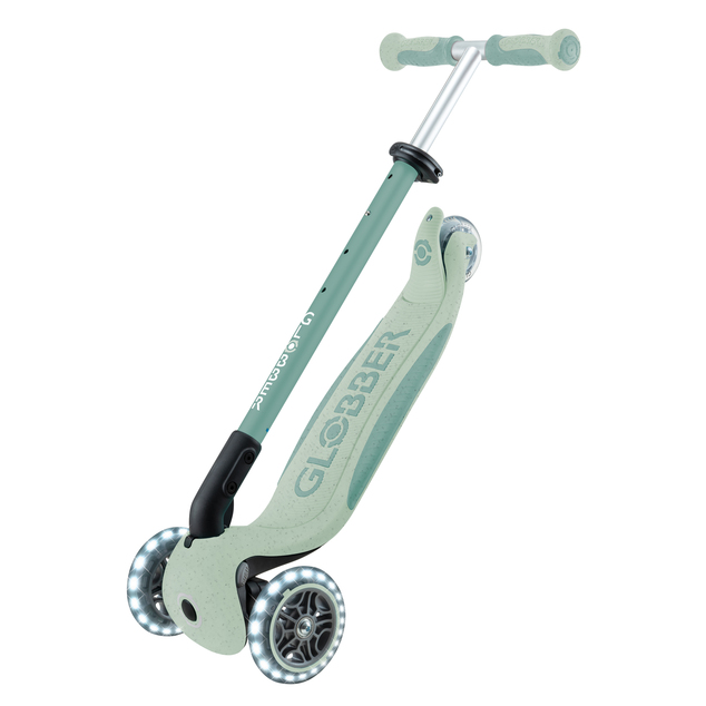 Globber kolobežka Go Up deluxe lights ecologic 360 ° pistachio