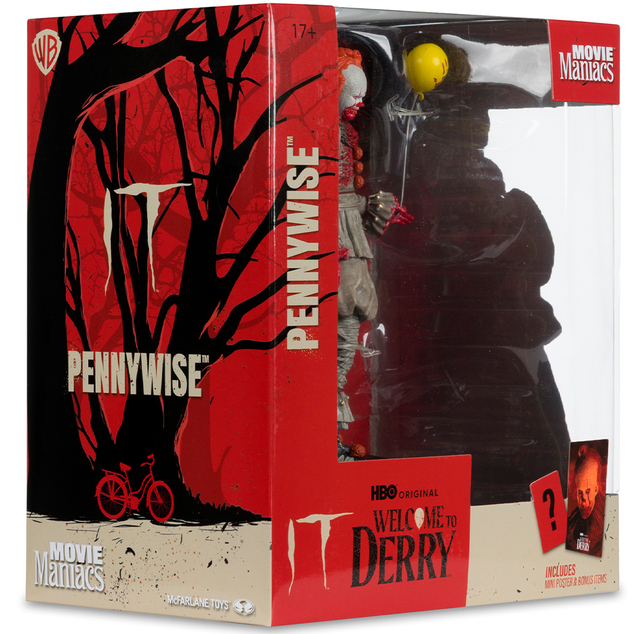 Pennywise (Bloody) (IT: Dobrodošli u Derry) figurica u pozi od McFarlane Toys