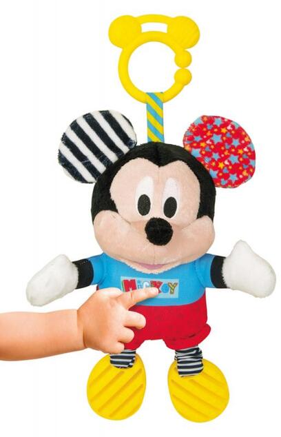 Clementoni Mickey plyšový so zvukmi a úchytom