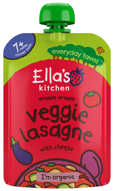 Ella's Kitchen BIO Zeleninové lasagne so syrom (130 g)