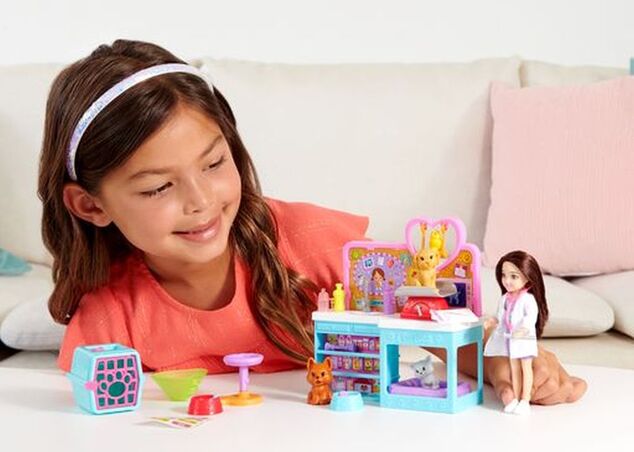 Mattel Barbie Chelsea veterinárka herný set