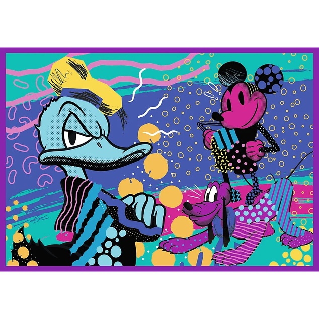 Trefl Disney puzzle 4 x 250 dílků Série dobrodružství Mickey Mouse
