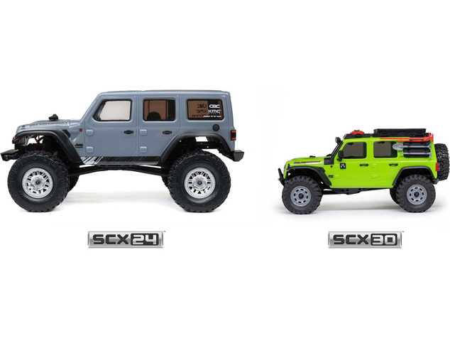 Axial SCX30 Jeep Wrangler JLU 4WD 1:30 RTR zöld