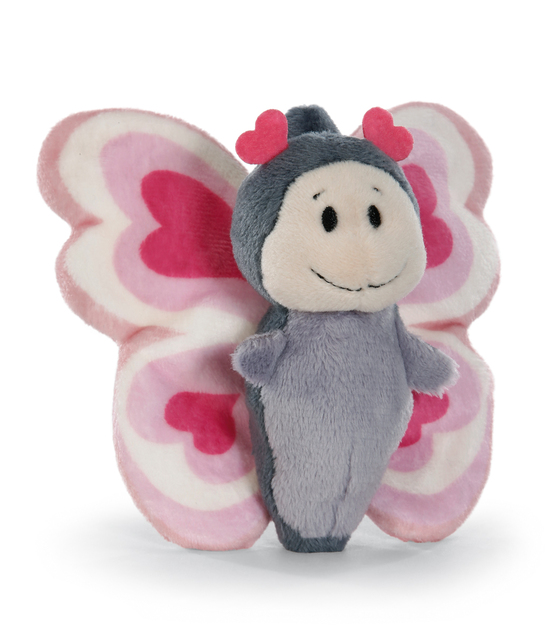 NICI farfalla di peluche Love in scatola regalo, 10 cm