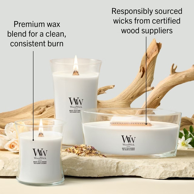 WW Kerze Klein White Tea &amp; Jasmine