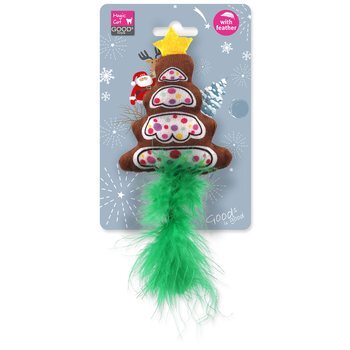 Hračka Magic Cat Winter Tale vianočný stromček s pierkom 15cm
