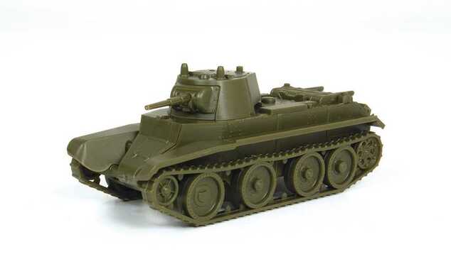 Modellbausatz Panzer 6297 - Sowjetischer WWII Panzer BT-7 / 7a (1:100)
