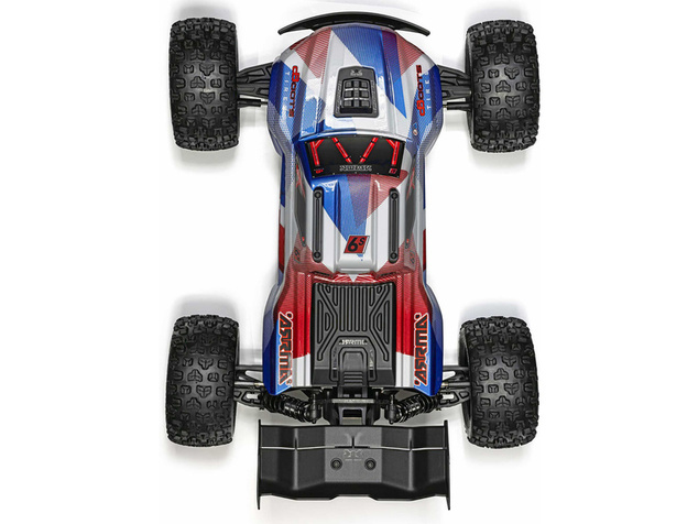 Arrma Kraton 6S V6 BLX 1:8 4WD RTR modrá/ružová