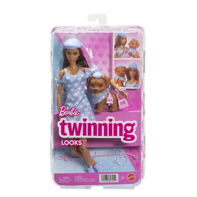 Barbie bábika Štýl pre dvoch - puntíky