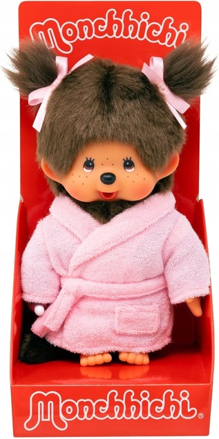 Monchhichi Mončiči Mädchen im Bademantel 20cm