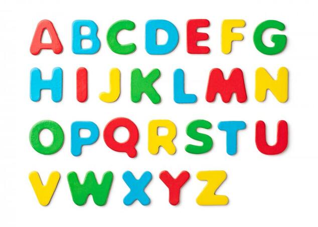 Woody Tabuľa ABC s písmenami, s rolkou papiera a téglikmi