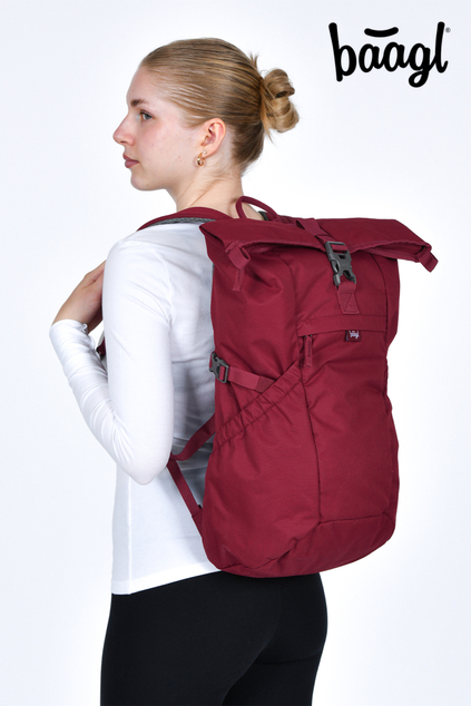 BAAGL Batoh Roll Burgundy GRS