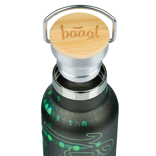 BAAGL Termofľaša s bambusovým viečkom Numbers, 500 ml