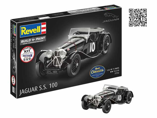 Starter Kit autó 77752 - Jaguar SS 100 (1:32)