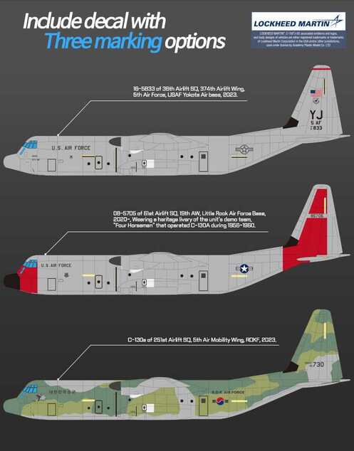 Model Kit avion 12631 - C-130J-30 Super Hercules (1:144)