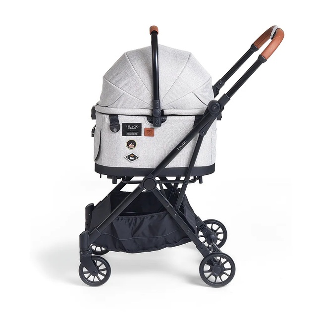 FIKAGO Poussette pour chats / chiens Flytta Plus Grey Husky