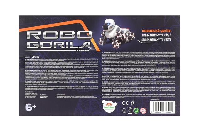Gorilla RC a vapore 24cm, con suono e luce