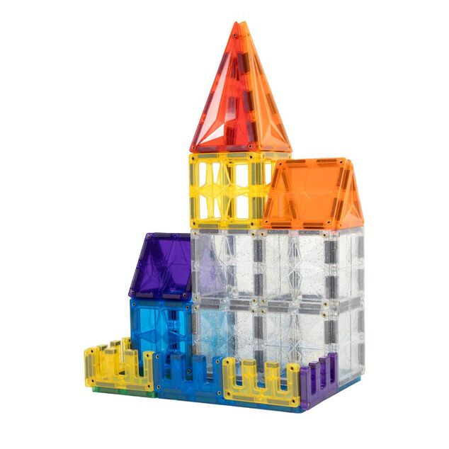 Cleverclixx – Ensemble de construction magnétique Inventive Pack Intense – 110 pcs + 15 pcs gratuits