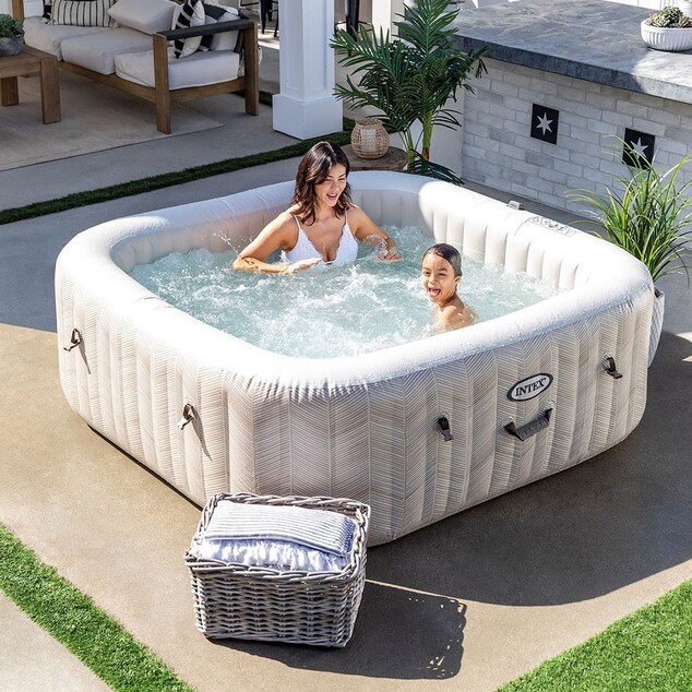 INTEX 28472 Vírivka PureSpa™ Chevron Bubble Deluxe pre 6 osôb