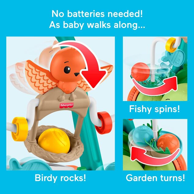 Mattel Fisher Price Interaktivní chodítko želva