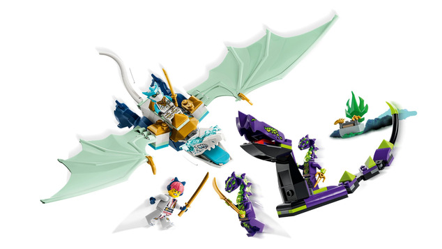 LEGO® NINJAGO® 71865 Zane a souboj s ledovým drakem