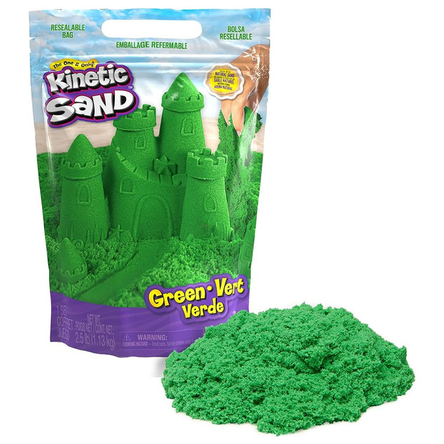 Spin Master Kinetic Sand balenie zeleného piesku 0,9 kg