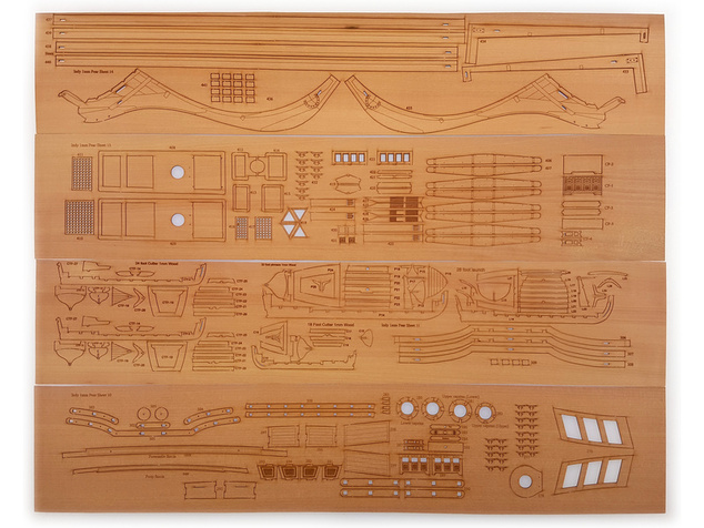 Vanguard Models HMS Indefatigable 1794 1:64 kit