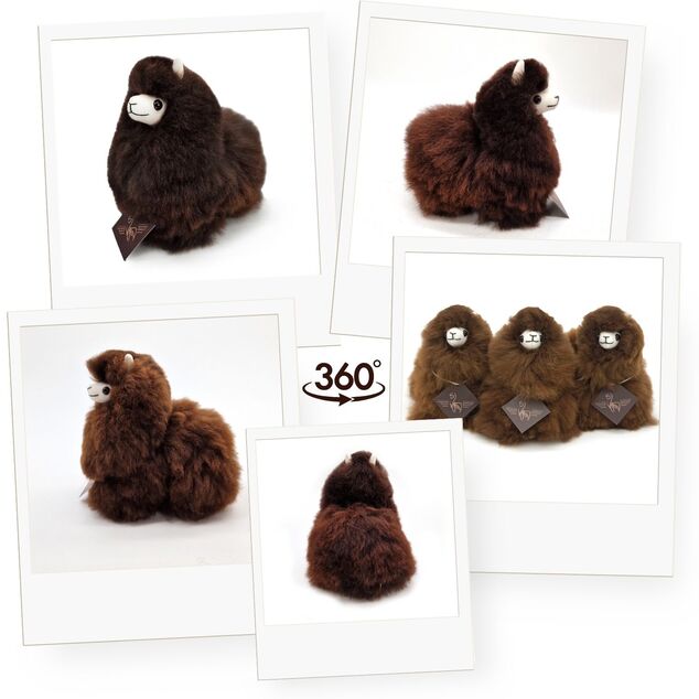INKARI Plyšová hračka Alpaca Mini Chocolate 15cm