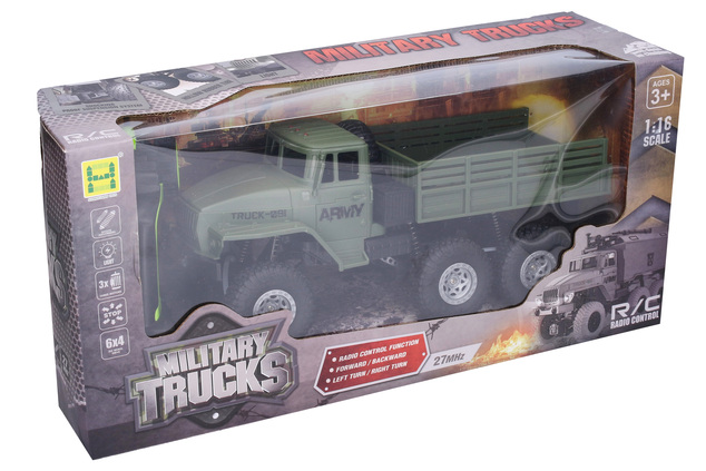 Katonai RC autó távirányítóval 21 cm