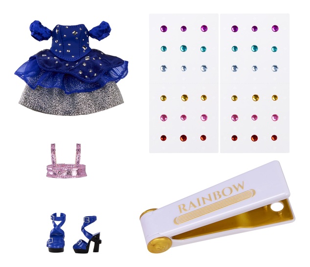 Rainbow High Be Dazzling Fashion bábika - Genevieve Bleue (Blue)