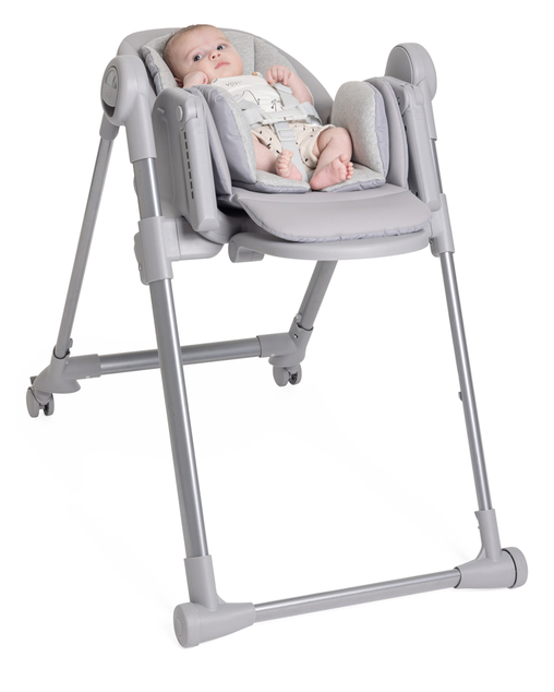 CHICCO Stolička jedálenská Polly Armonia - Steel
