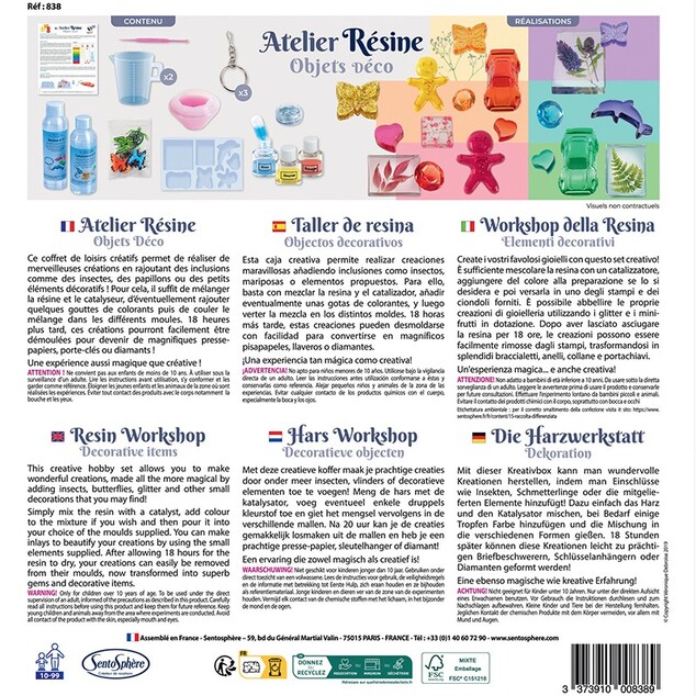 SENTOSPHERE Atelier zur Herstellung von Harzanhängern und Zubehör