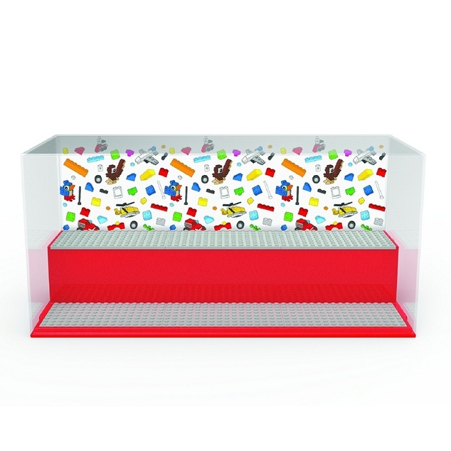 LEGO® ICONIC Spiel- und Sammelbox – rot