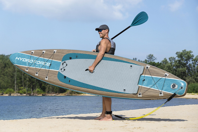 Bestway Glider Elite™ Paddleboard-Set mit abnehmbarem Sitz - 15 x 79 x 381 cm
