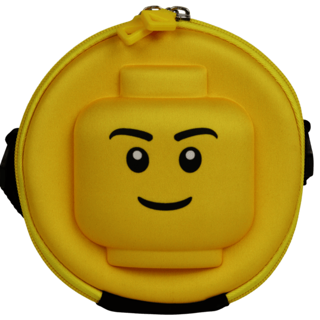 LEGO minifigures Heads - kulatá 3D crossbody taška