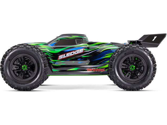 Traxxas Sledge 1:8 RTR červený s belted pneu