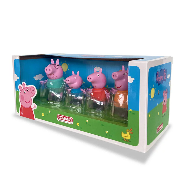 Comansi - Prasiatko Peppa Rodinka set 4 figúrky