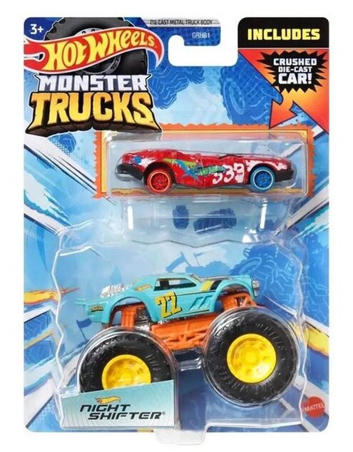 Hot Wheels Moster trucks 1:64 s angličákom